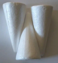 Stożki styropianowe 15cm 3szt - Galeria Hobby