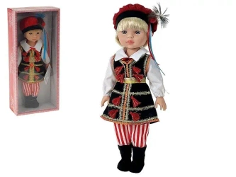 Lalka chłopiec w stroju ludowym 38cm polski dźwięk - ADAR