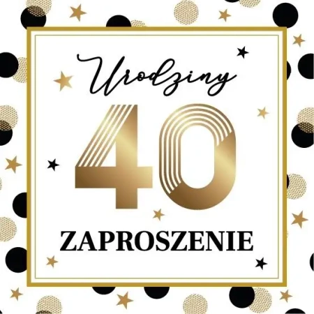 Zaproszenie Urodziny (10szt) - Armin Style