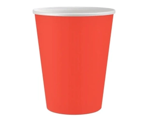 Kubeczki papierowe czerwone 250ml 6szt - Godan
