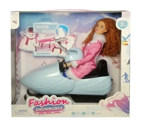 Lalka ze skuterem śnieżnym - SWEDE