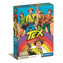 Puzzle 1000 Compact Tex - Clementoni