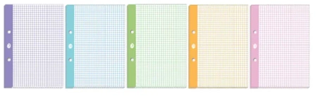 Wkład do segregatora A5/50k kratka Int Kol Fol A 5