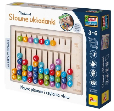 Montessori Słowne układanki - Lisciani