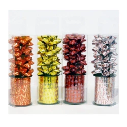 Rozeta 4 szt ze wstążką mix - Ju-Piter