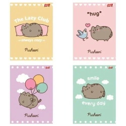 Zeszyt A5/32K kratka laminowany Pusheen (15szt) - UNIPAP
