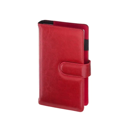 Kalendarz 2025 B6 dzienny magnetyczny czerwony KD45B-40 - I-DROPS