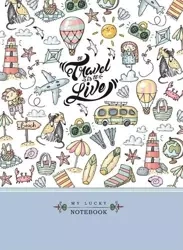 Notatnik ozdobny 145x197/64K kratka TW Podróże - Fresh