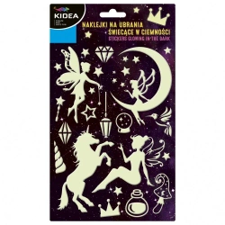 Naklejki na ubrania świecące Magiczny świat Kidea - DERFORM