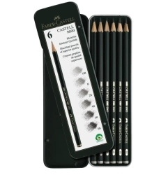 Ołówek Castell 9000 6szt FABER CASTELL - Faber Castell