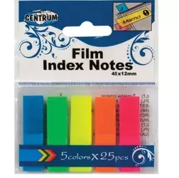 Zakładki indeksujące 45x12mm 25K. 80408 - Centrum