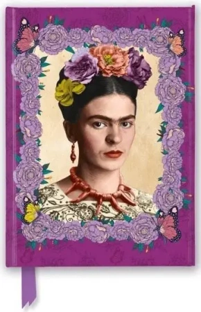 Notatnik A5 linia TW Frida Kahlo Fioletowa - Flame Tree