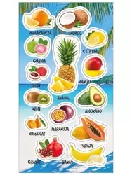 Naklejki Owoce tropikalne - Ranok-Creative