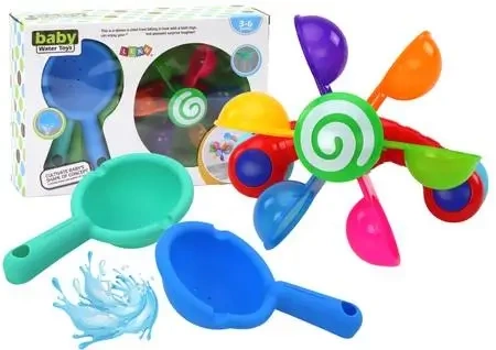 Łyżki miski obrotowe do kąpieli - Leantoys