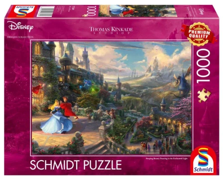Puzzle 1000 PQ T. Kinkade  Śpiąca Królewna 111437 - Schmidt Puzzle