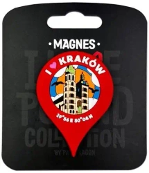 Magnes I love Poland Kraków - Pan Dragon