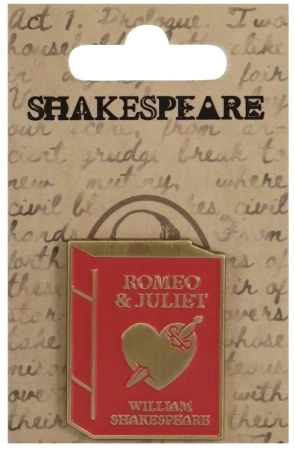 Szekspir Przypinka metalowa - Romeo i Julia - Half Moon Bay