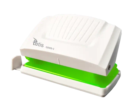 Dziurkacz mały zielony 12ark. . - Tetis