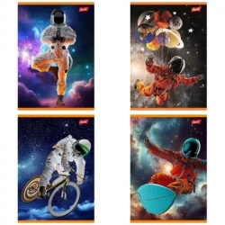 Zeszyt A5/32K linia 2 kolor Spaceman (15szt) - UNIPAP