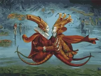 Malowanie po numerach - Król i Królowa 30x40cm - Hobby-maniak.pl