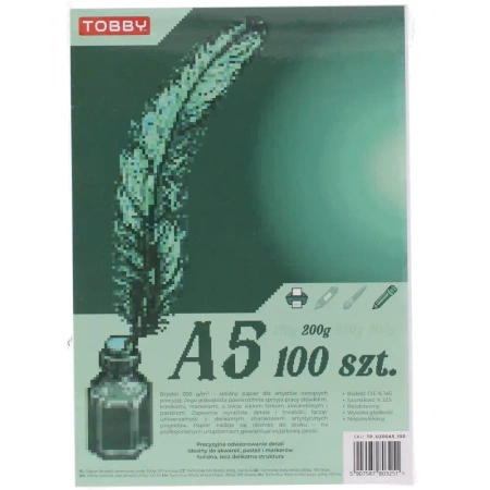 Brystol A5 200g 100 ark - Tobby