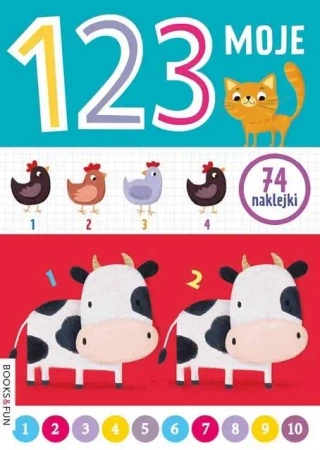 Moje 123 z naklejkami - praca zbiorowa