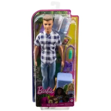 Barbie Kemping Ken Lalka + akcesoria - Mattel