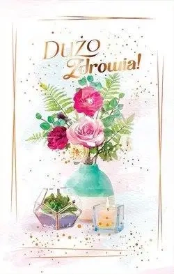 Kartka okolicznościowa Dużo zdrowia ICG14 - AbCard