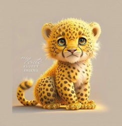 Notatnik ozdobny 100x100/48K gładki TW Gepard - Fresh