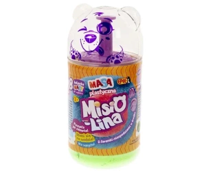 Misiolina masa plastyczna 2x50g + 2 foremki - EPEE