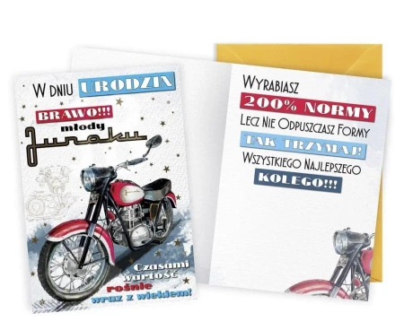 Karnet Urodziny - Kukartka