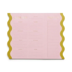 Planer posiłków z magnesem - Pink & Chartreuse - Designworks Ink