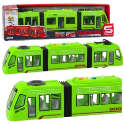 Metro tramwaj otwierane drzwi światło dżwięk 1:16 - Leantoys