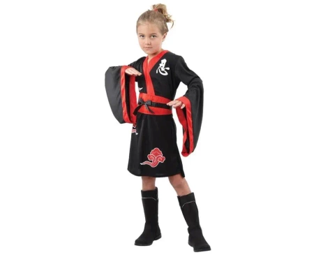 Strój dla dzieci wojowniczka Ninja rozm. 110/120cm - Godan