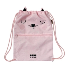 Worek z kieszonką na suwak Kot BB Friends - INTERDRUK
