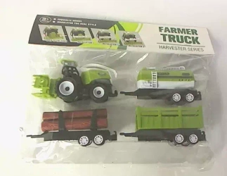 Kombajn z 3 przyczepami