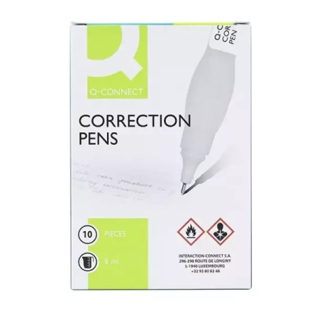 Korektor w piórze 8ml (10szt) - Q-Connect