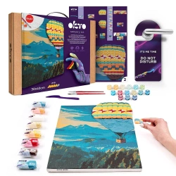 Zestaw do malowania i modelowania 3D Lot balonem - Okto