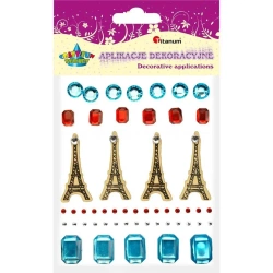 Kryształki samoprzylepne mix - Titanum