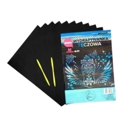 Wydrapywanka tęczowa A4 multicolor WZ-01 - Penword