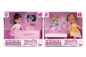 Lalka Natalia z kuchnią 11 cm mix - Artyk