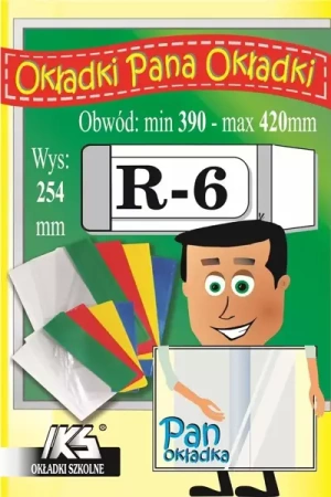 Okładka książkowa regulowana R6 (25szt) IKS