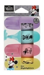 Zakreślacz Disney fashion Minnie Mouse mini 4 kolory - PATIO