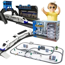 Kolejka elektryczna ze zwodzonym mostem 366cm - Leantoys