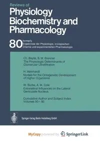 Reviews of Physiology, Biochemistry and Pharmacology - Adrian R. H.