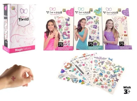 Tatuaże naklejki zmywalne nastolatka mix - Pro Kids