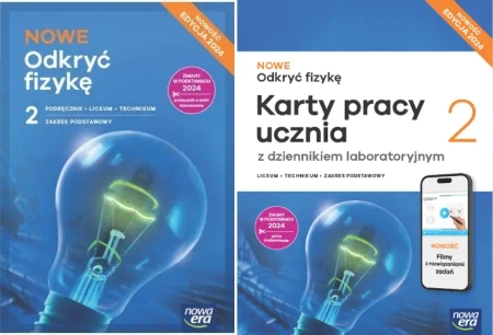 NOWE Odkryć fizykę 2 Podręcznik+K.pracy LO ZP 2025 - Bartłomiej Piotrowski