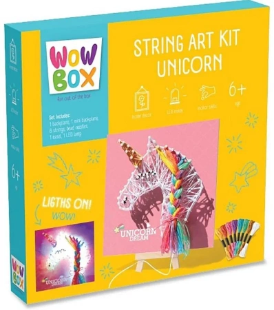 Wow Box. Zestaw sznurkowy Jednorożec - TM Toys