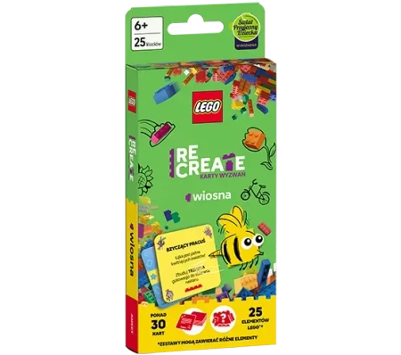 Lego Recreate. Karty wyzwań. Wiosna - Ameet
