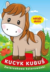 Zwierzakowe kolorowanki. Kucyk Kubuś - Praca Zbiorowa